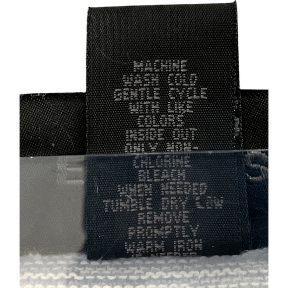 Express Women's Sweater Size Large Cotton V-Neck Embroidered Brown Striped - Picture 8 of 9